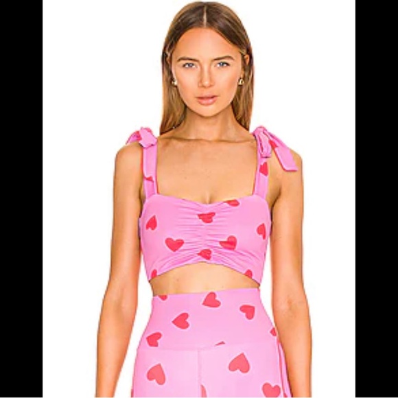 NWT- beach riot heart sport bra - Picture 4 of 4